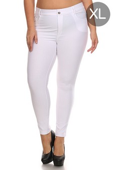 Women's Cotton-Blend 5-Pocket Skinny Jeggings (XL Packs Only)