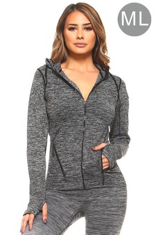 Performance Style Sports Jacket With Hoodie (ML only)