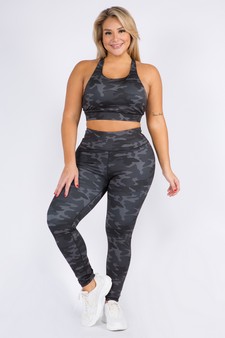 Women's Camo Print Activewear Set (XL only)