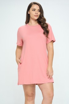 Women’s On The Go T- Shirt Dress With Pockets