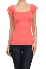 Coral-Lady's Seamless Fashion Top