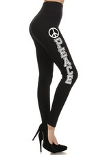 "Peace Sign" athletic pants,weight:185grams