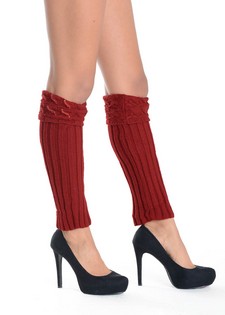 Women's Cuffed Stud Leg Warmer style 5