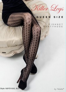 KILLER LEGS Lady's Triangle Prism Fishnet Tights style 2