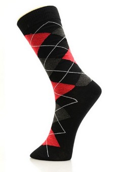 Men's Cotton Blended Dress Socks style 5