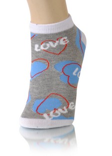 LOVE LOW CUT SOCKS WITH RINGER style 4