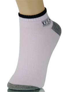 USA CONTRAST STAMP LOW CUT SOCKS style 2