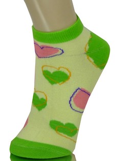 VALENTINES HEARTS LOW CUT SOCKS style 3