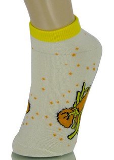 ABSTRACT CHARACTER LOW CUT SOCKS style 5