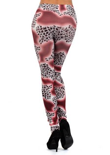 Lady's Spiritual Animal Leopard Printed Seamless Fashion Leggings style 2