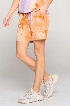 Women's Tie Dye Print Relaxed Shorts - TOP: TP2260 style 2