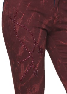 The Luxe Deigner Fashion Leg Wear with Rhinestones and Chain links Embroidery Size: S:1 M:2 L:2 XL:1 style 5