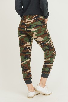 Women's High Rise Camouflage Joggers style 3