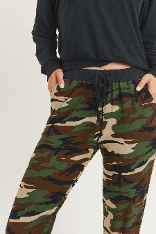 Women's High Rise Camouflage Joggers style 7