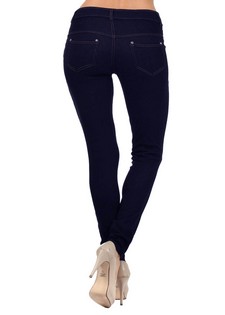 LADY'S KENDALL WITH ENGINEERED DOUBLE BELT LOOPS AND RHINESTONES FASHION JEGGING style 2