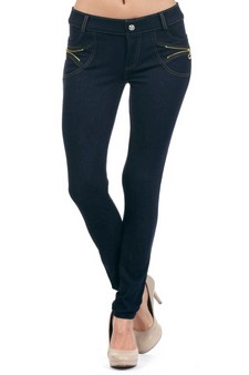 Navy Jeggings style 2