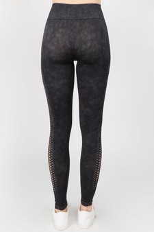 Women's Vintage Side Mesh Seamless Tights style 3