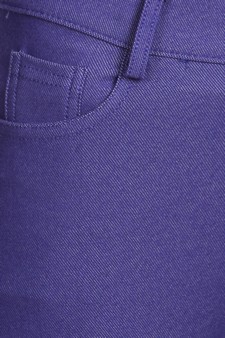 Women's Cotton-Blend 5-Pocket Skinny Jeggings style 5