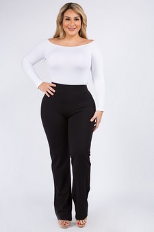 Women's High-Rise Flare Bootcut Pants style 4