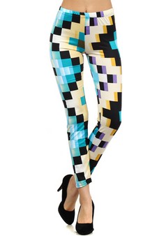 Women's Digital Pixelated Leggings style 2