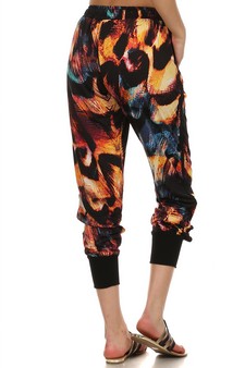 Flame printed jogger style 3