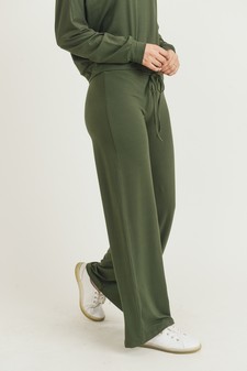 Women’s Drawstring Wide-Leg Lounge Pants - TOP: TP2063 style 3