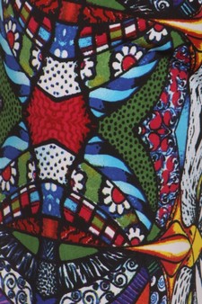 Mosaic Daisy Printed, Palazzo Pants style 4