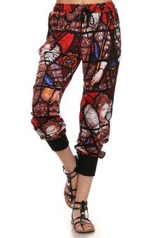 Stained Glass Printed Joggers style 2