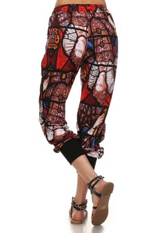 Stained Glass Printed Joggers style 4