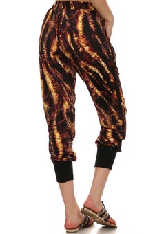 Hot Gold Melt printed joggers style 2