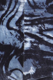 Blue Marble print-Stretch Velour Leggings style 4