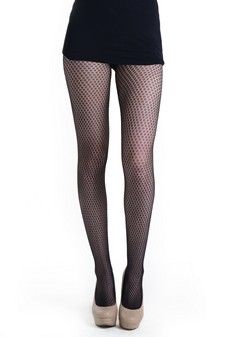 **NY only** Lady's Axion Mesh Pattern Fashion Designed Fishnet Pantyhose style 2