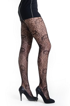 Lady's Totally Blossom Fashion Designed Fishnet Pantyhose style 2