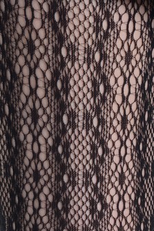 Lady's Pendent Ribbons Fashion Designed Footless Stirr-up Fishnet Tights style 4