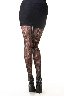 Lady's Fashion Designed Fishnet Tights style 3