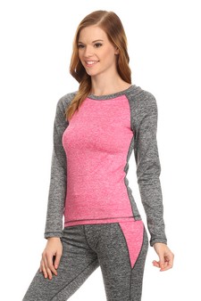 Women's Long Sleeve Athleisure Top style 2