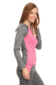 Women's Long Sleeve Athleisure Top style 3