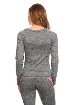 Women's Long Sleeve Athleisure Top style 4