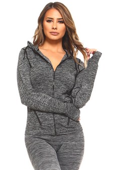 Performance Style Sports Jacket With Hoodie (SM only) style 2