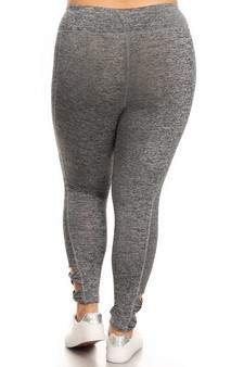 Active leggings w/ bow cutout detailed style 3