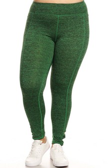 Active leggings w/ bow cutout detailed style 2