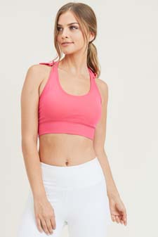 Women’s Seamless Performance Style Sports Bra with Hoodie style 5