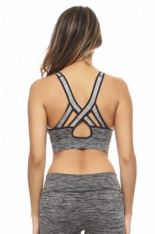 Women’s Dip Dye Ombre Athletic Bra Top (Small only) style 4