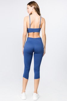 Women's High Rise Cinched Ankle Activewear Set style 4