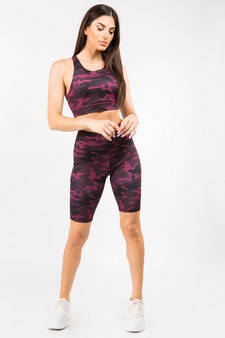 Women’s Pink Hues Activewear Biker Shorts style 4