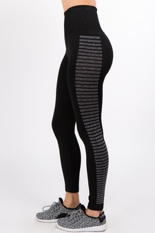 Women's Flex Stripe Active Wear Leggings style 3
