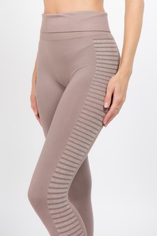 Women's Flex Stripe Active Wear Leggings style 5