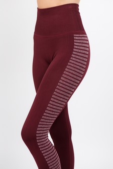 Women's Flex Stripe Active Wear Leggings style 5