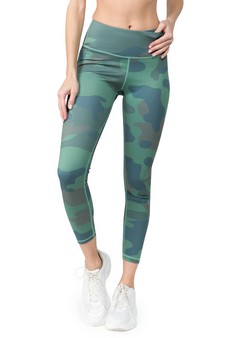 Women's High Rise Camouflage Activewear Leggings with Pocket style 3