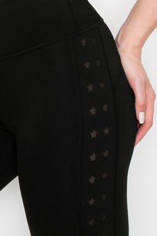 Women's Star Cut-Out Activewear Leggings style 5